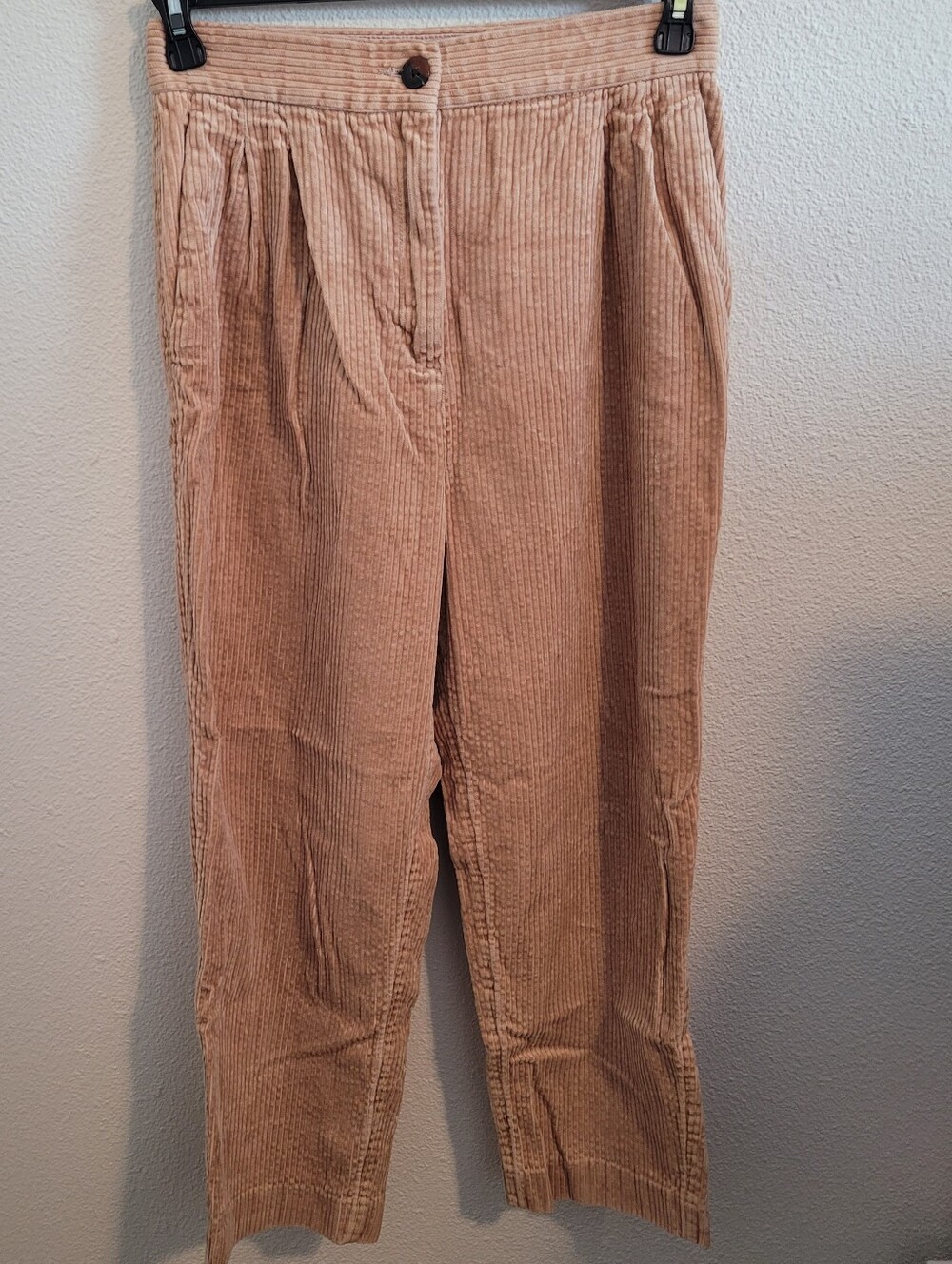 H&M Beige Corduroy Straight Leg Pants #100